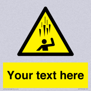 Custom Falling Ice sign